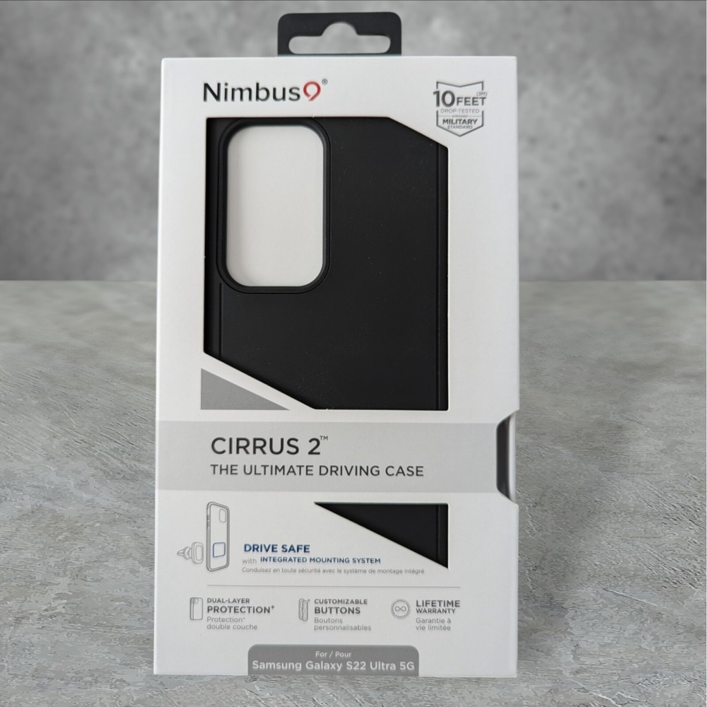 G7. Nimbus9‎ Cirrus 2 Case for Samsung Galaxy S22 Ultra 5G Black See Description